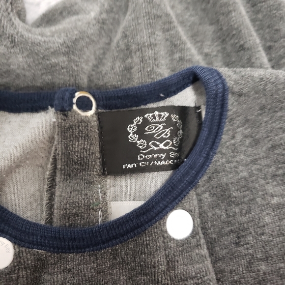 Danny Boy Velour Footie - Picture 4 of 5